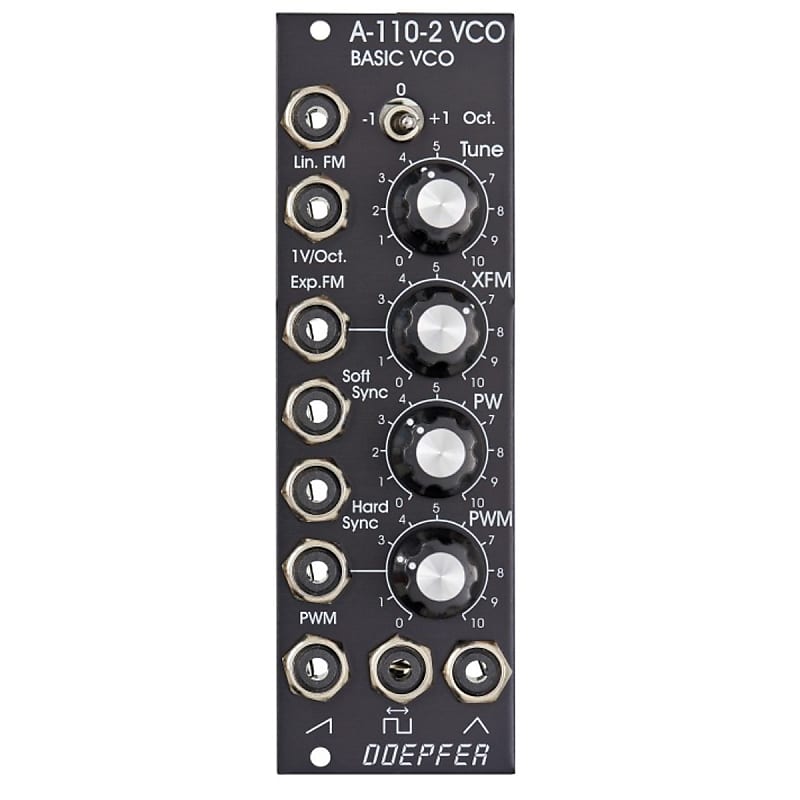 Doepfer A-110-2-V Eurorack Basic VCO Module (Vintage Black)