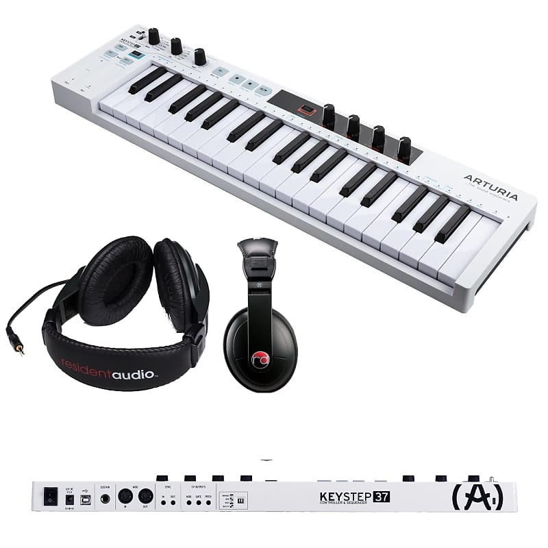 ARTURIA KeyStep 37 37-key Controller & Sequencer Headphones Bundle White |  Reverb