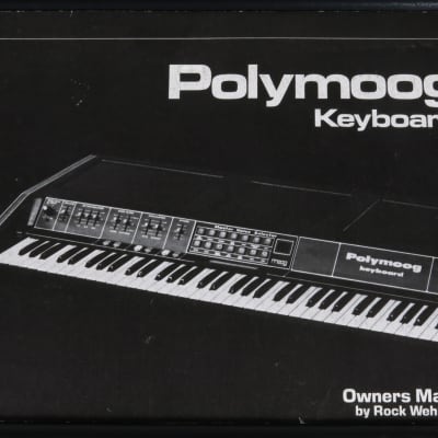 Moog Polymoog Keyboard model 280a + Polypedal Controller + stand + case + manual (serviced) image 13