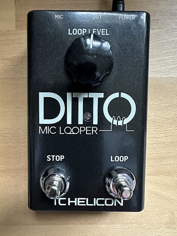 TC Helicon Ditto MIC Looper MIC Looper 2022 - Schwarz | Reverb