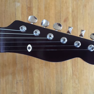 Warmoth Thinline Telecaster, Fender Wide-Range Humbuckers, Short Gibson Scale Neck, Black Headstock image 13