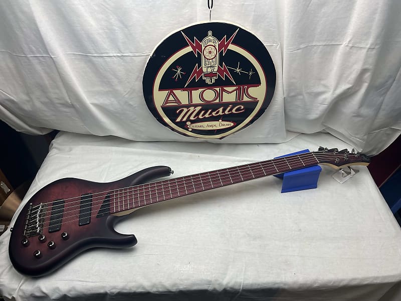 MTD AG AG6 Michael Tobias Design Andrew Gouche Six VI 6-String Bass 2020 - Purple Burst image 1