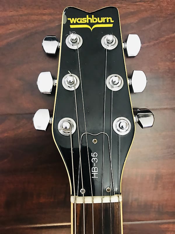 Vintage Rare 1982 Washburn HB-35 semi-hollow Electric Guitar
