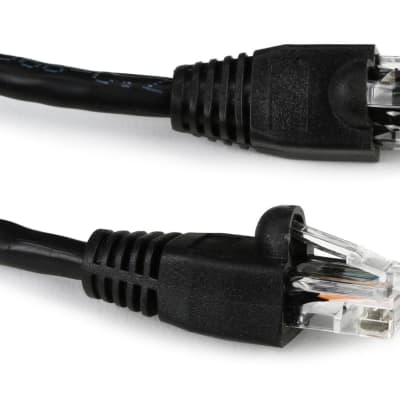 Hosa CAT-5100BK Cat 5e Ethernet Cable - 100 foot image 1