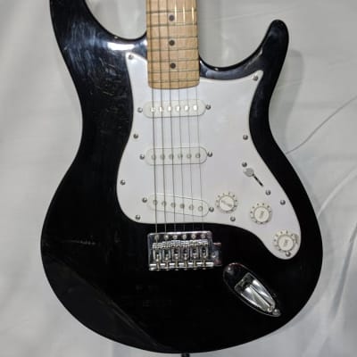 Behringer Strat Electric Guitar Black White Reverb France