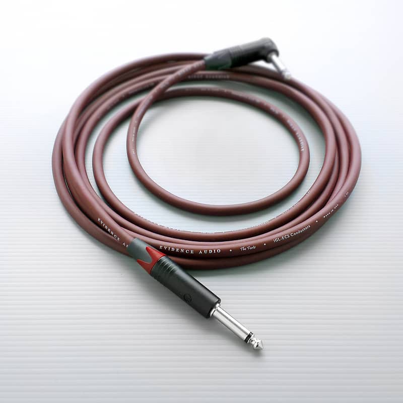 Evidence Audio Forte Guitar Cable 20ft Right Angle to Reverb