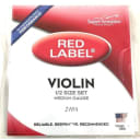Super Sensitive 2104 Red Label 1/2 Scale Violin Set of Strings, Medium