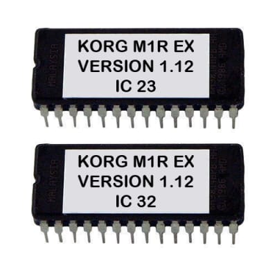 Korg M1REX OS Final OS revision v1.12 Eprom M1R EX Update Upgrade Firmware
