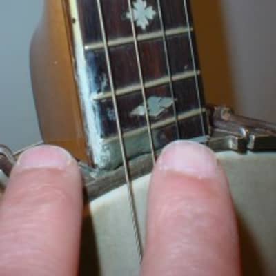 Bacon Blue Ribbon Tenor 4 String Banjo - Vintage 1922 Style A - As-is image 5