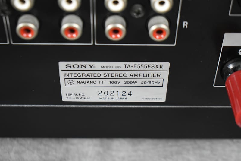 Sony TA-F555ESX II Extremely High Standard Spontaneous Twin Drive