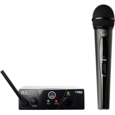AKG WMS40 Mini Single Vocal Set Wireless Microphone System - A Band image 5