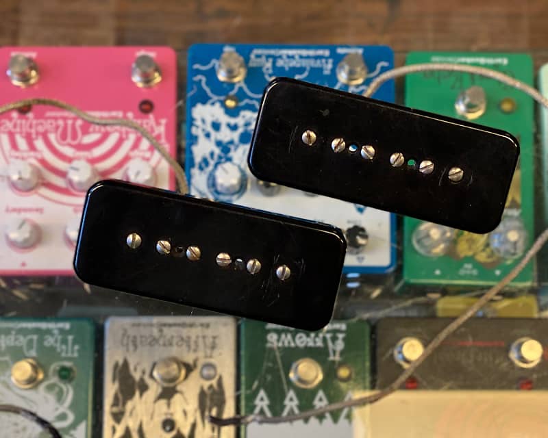 Seymour Duncan Antiquity™ Vintage P90 Pickups Set Black Reverb