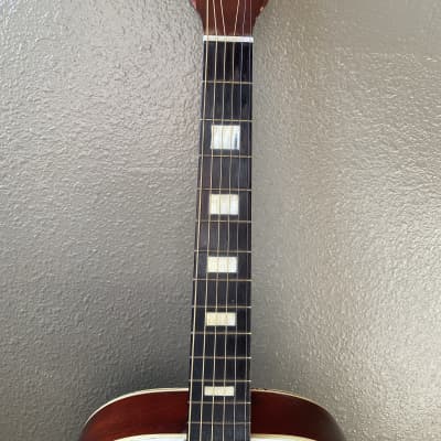 1960s Silvertone Acoustic Guitar USA (Airline Kay Harmony Truetone Danelectro Stella Epiphone) image 6