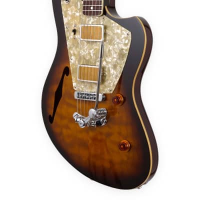 Rufini Guitars Montefalco Custom, 2022, Tobacco Burst w/ med-light aging, Quilted Maple top. NEW (Authorized Dealer) image 6