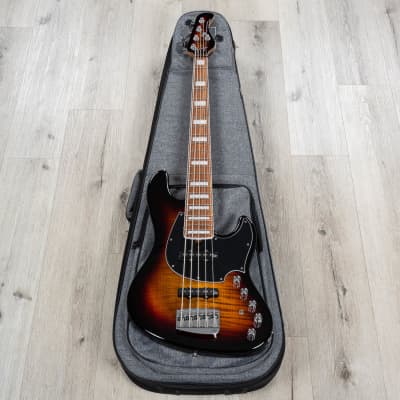 Mayones Jabba Classic 5 5-String Bass, Trans 3-Tone Dirty