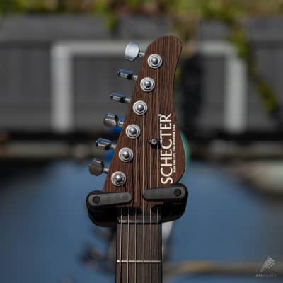 Schecter USA Custom Shop Nick Johnston HSS Atomic Orange Nitro Relic image 3