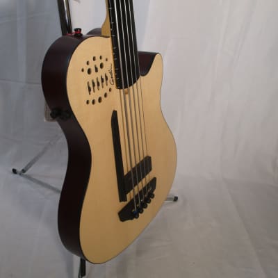 Godin 050789 A5 Ultra 5-String Fretless Bass with bag image 8
