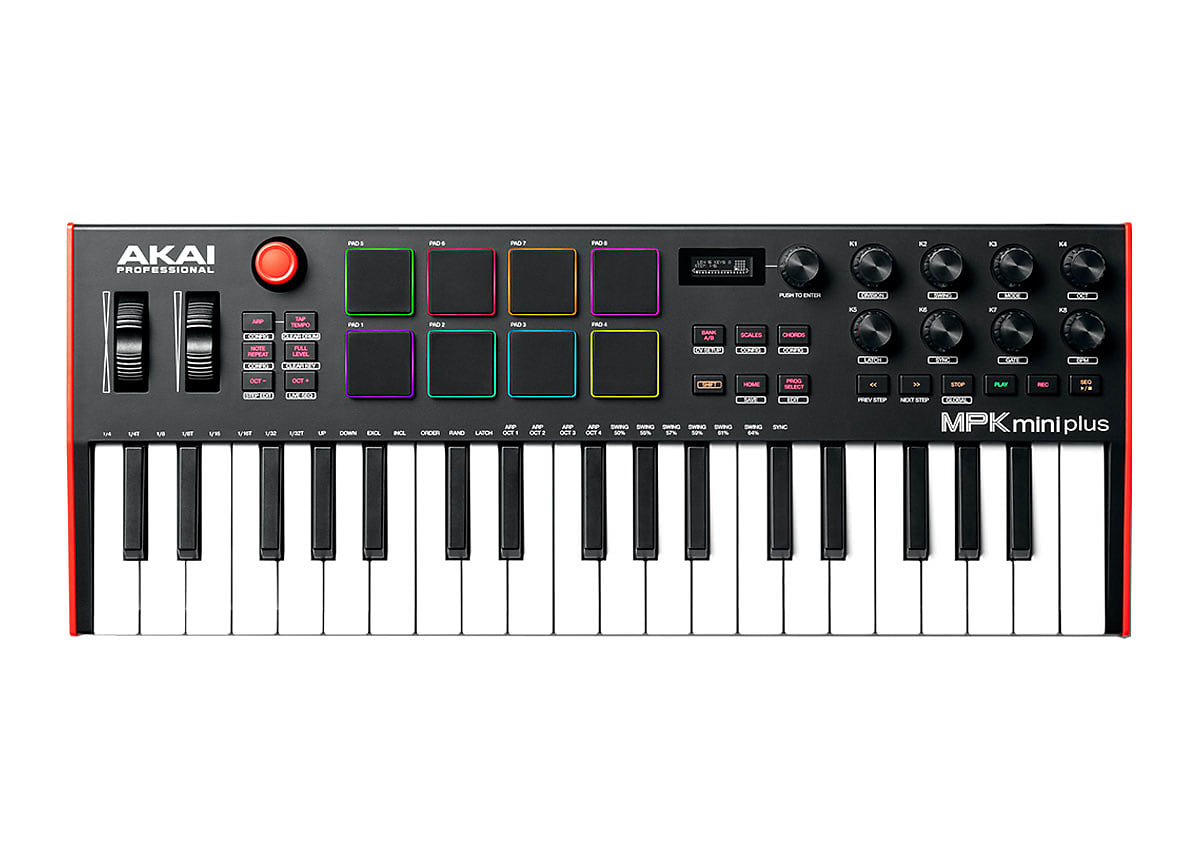 Akai MPK Mini Plus 37-Key MIDI Controller | Reverb