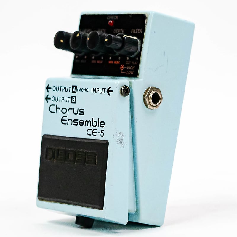 激安正規品 BOSS CE-5 青色LEDに改良 Ensembleピンクラベル Chorus 