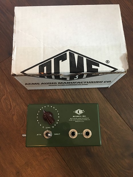 Acme Audio WB-3 Motown DI Direct Box | Reverb
