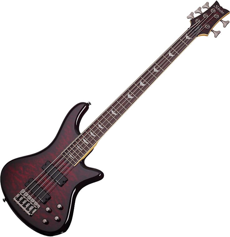 Schecter Stiletto Extreme 5 Black Cherry | Reverb