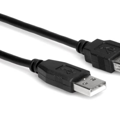 Hosa USB-205AF High-Speed USB Extension Cable Type A to Type A image 1