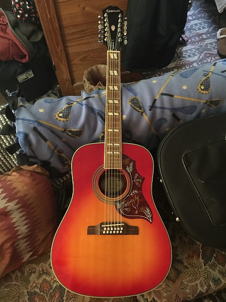 Epiphone top hummingbird 12