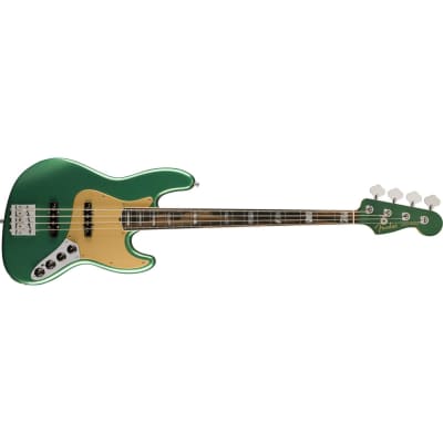 FENDER - American Ultra Jazz Bass  Ebony Fingerboard  Mystic Pine Green - 0199020716 for sale