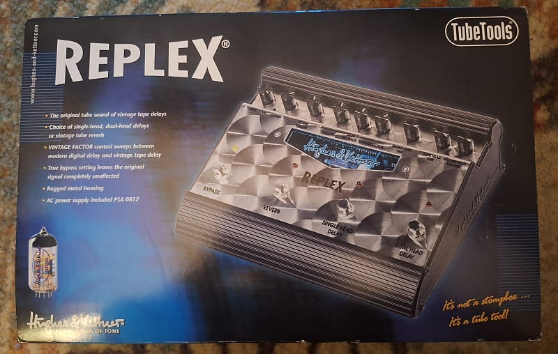 【エフェクター】Hughes&kettner REPLEX リプレックス Hughes & Kettner Replex Tube-Driven Tape Delay Simulator