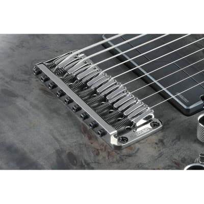 Ibanez Axe Design Lab RG9PB 9-string Guitar w/ Fishman Fluence Pickups - Transparent Gray Flat image 10
