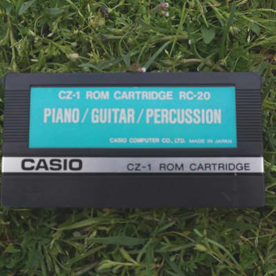 Casio CZ-1 RC- 20 Rom Cartridge Piano/Guitar/Percussion