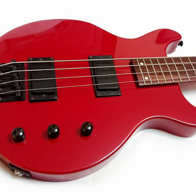 ESP GrassRoots 'J Model G-J-53TV Luna Sea' Bass - Deep Red