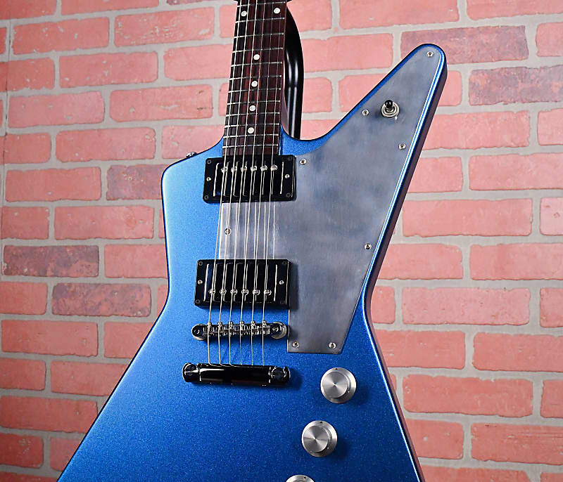 Gibson Explorer Custom Art and Historic Limited Run Satin Metallic Blue  2002 1 of 15 made w/COA/OHSC