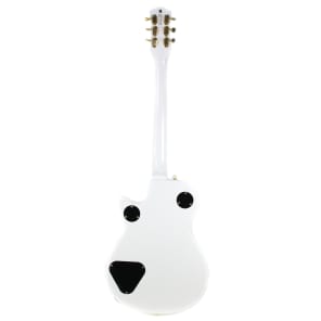 Gretsch G5434T-LTD Limited Edition Pro Jet in White and Gold Penguin Style Demo image 3