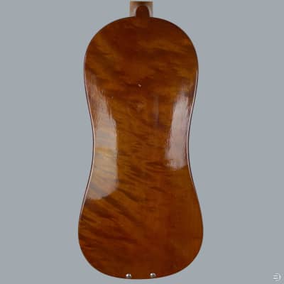 W & A. Jacot Cornerless Violin - 3/4 - Made in Neuchatel, Switzerland 1956 - w/ Case & Bow image 2