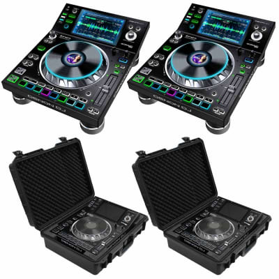 (2) Denon DJ SC5000 Prime Professional DJ Media Players Packaged with Odyssey Carry Cases image 11