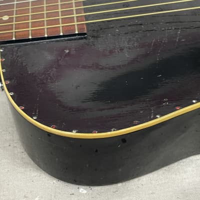 1930's Gibson L-30 Archtop Acoustic Guitar Black Refin L30 Player Project image 3