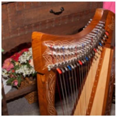 Roosebeck  HTHAC-K | Heather Harp 22-String Chelby Levers Knotwork image 2