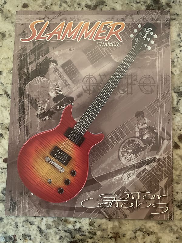 Hamer Slammer Catalog Brochure 2000 Reverb