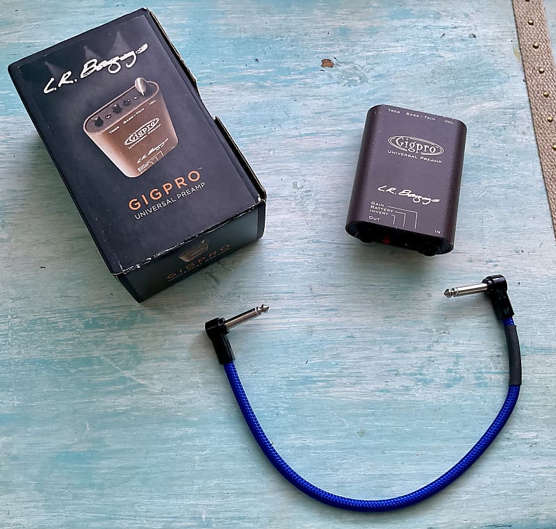 LR Baggs Gigpro Single Channel Universal Belt Clip Preamp Reverb