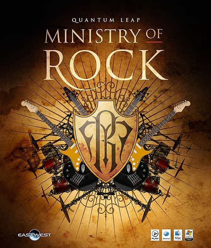 EAST WEST MINISTRY OF ROCK 1 Rock Drums, Basses &amp; Guitars image 1