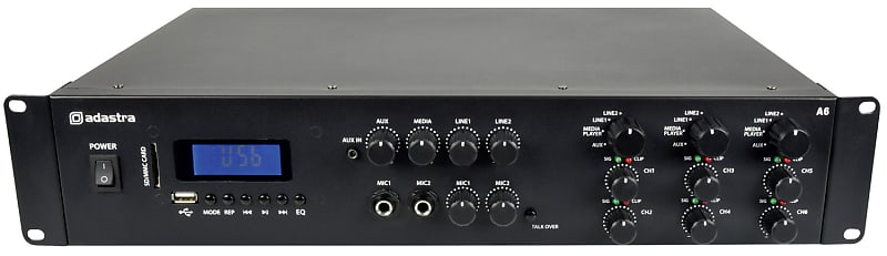 Adastra A6 Tri Stereo Amplfier 6x200W image 1