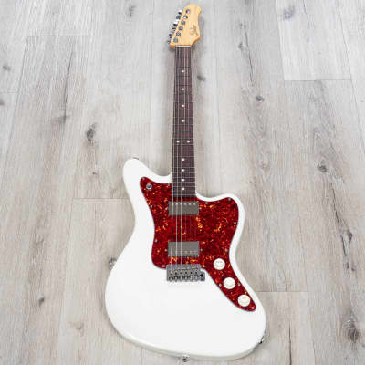 Suhr Classic JM HH Guitar, Gotoh 510 Tremolo, Olympic White image 3