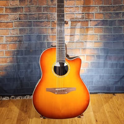 Ovation CS255 Celebrity Acoustic Electric Guitar Honey Burst | Reverb