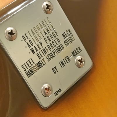 1960's Inter-Mark Cipher Bass- Made in Japan - Wild Looking Shape and Finish image 11