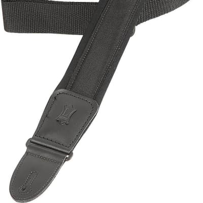 Levy's PM48NP2-BLK 2" Padded/Stretch Neoprene Comfort Bass/Guitar Strap - Black image 2