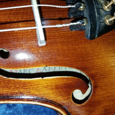 Antique Marc Laberte Stradivarius 1721 Maple Violin 4/4 With Original Case image 7