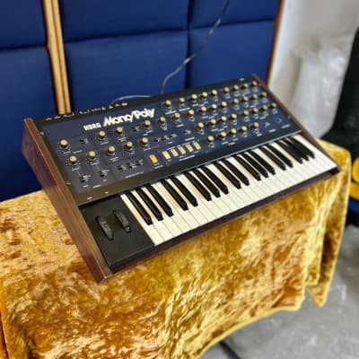 Korg Mono/Poly MP-4 analog synthesizer c 1981 Blue original vintage MIJ Japan synth RG image 3