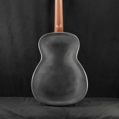 National Raw Steel 14-Fret Resonator with Chicken Foot Cover Plate image 6