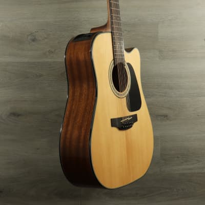 Takamine GD30CE-12 NAT Series 12-String Dreadnought Cutaway Acoustic/Electric Guitar image 3